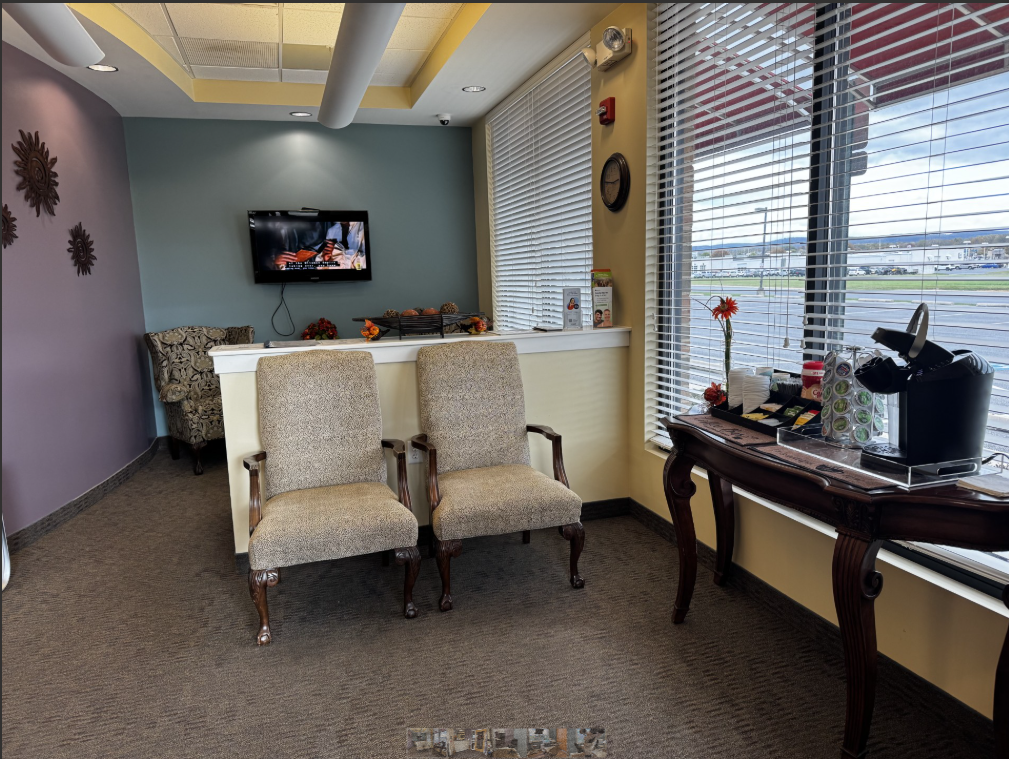 Exam room and chairs