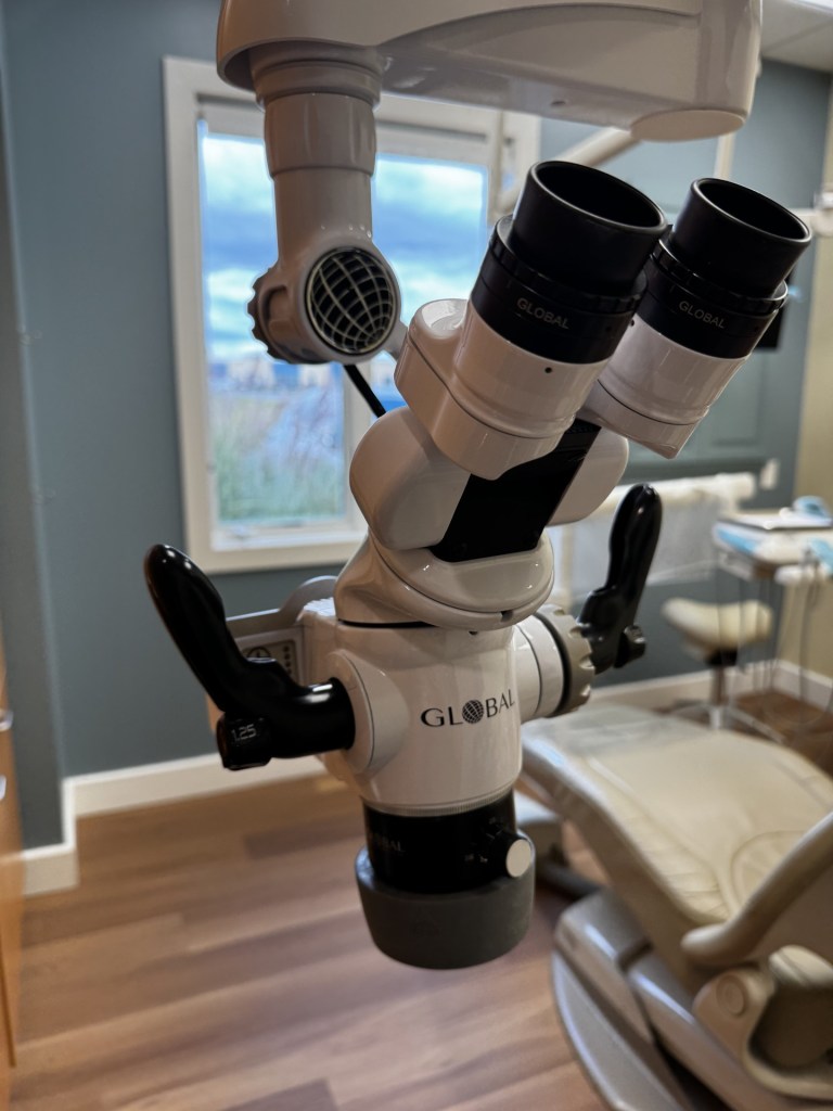 Exam room microscope