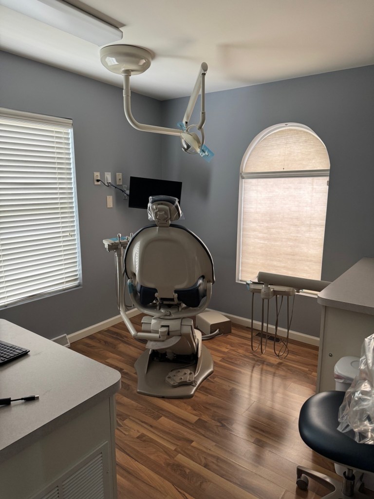 pretty light in exam room